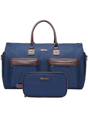Modoker Blue 45L Convertible Garment Duffel Bag NWT